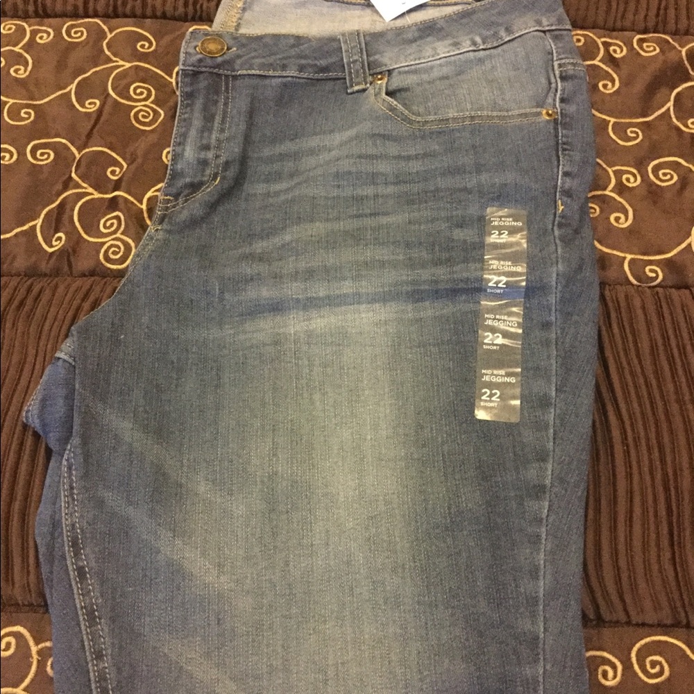 Rue 21 Jeggings Midrise Plus Size 22 Short